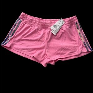 New Adidas Women's Pink Athletic Shorts large